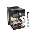 Pákový kávovar KRUPS Authentic+ XP384G10 Tmavě šedý/Černý