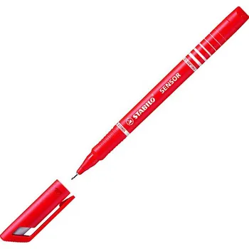 Stabilo Stabilo, 189, Sensor, liner, mix barev, 1 ks Barva: Červená
