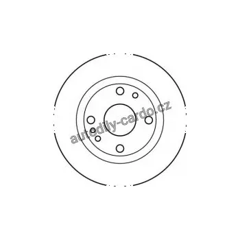 Brzdový kotouč Brzdový kotouč TRW DF3088 - MAZDA 323, MAZDA MX-5
