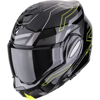 Helma na motorku Scorpion exo-tech evo conquer černo/fluo žlutá m