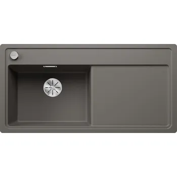 Granitový dřez Blanco ZENAR XL 6 S-F InFino Silgranit šedá vulkán dřez vlevo s exc. bez přísl.