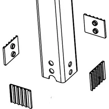 Štípačka na dřevo Scheppach - plastová vodítka spodní pro HL 800 / HL 850 / LV 80