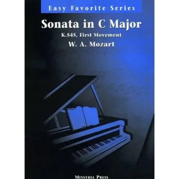 W.A. Mozart: Sonata In C Major, K.545, 1st movement (noty na snadný klavír)