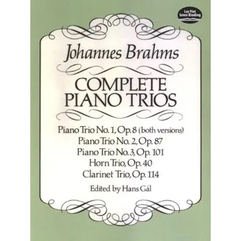 Johannes Brahms: Complete Piano Trios (noty na housle, violoncello, klavír)