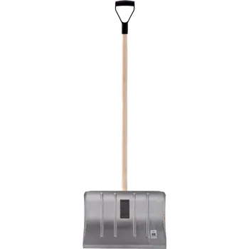Hrablo na sníh Vyhrnovač sněhu AL/dřevo 500x360x1405mm
