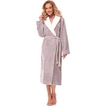 Dámský župan 2314/O403 - dámský župan L&L dlouhý, 2XL, opal