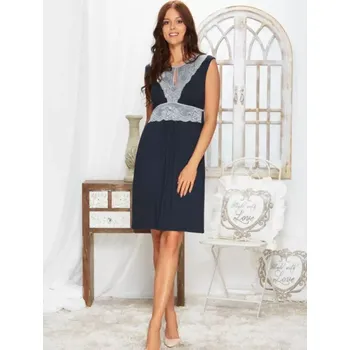 Dámská noční košile 63/2-176 - dámská košile Fabio, XL, graphite