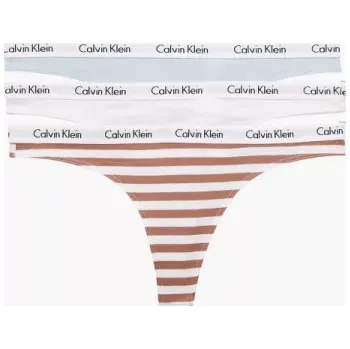 Kalhotky Tanga Calvin Klein 3 pack QD3587/642