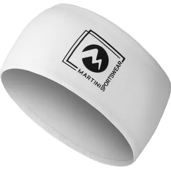 Sportovní čelenka MARTINI Horizon Functional Headband W white (Stylová nenápadná čelenka se skvělým tepelným komfortem)
