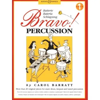 Carol Barratt: Bravo! Percussion 1 (noty na bicí nástroje, klavír)