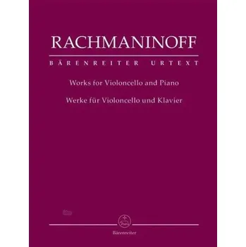 Sergej Rachmaninov: Works for Violoncello and Piano (noty na violoncello, klavír)