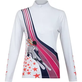 Krimson Klover základní vrstva s 1/4 zipem First Run Top 2022/2023 Bílá XS Dámské