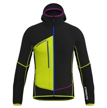 Pánská větrovka Crazy hybridní bunda Idea JKT FLAME 2024/2025 Černá XL Pánské