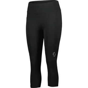 Běžecké oblečení SCOTT 3/4 běžecké elastické kalhoty Endurance léto Černá S Dámské