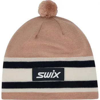 Čepice Swix Čepice Tradition light 2024/2025 Peach Whip S/M Unisex, Pánské