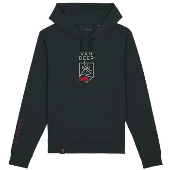 Dámská mikina Van Deer - Red Bull Sport Mikina s kapucí a logem VAN DEER Logo Hoody 2023/2024 Černá S Pánské