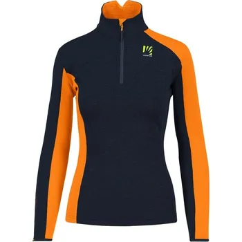 Karpos fleecová mikina FEDERA HALF-ZIP W FLEECE 2023/2024 Tmavě červená L Dámské