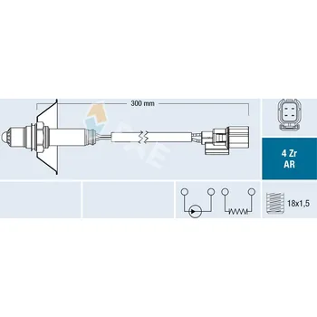 Lambda sonda Lambda sonda FAE 75608