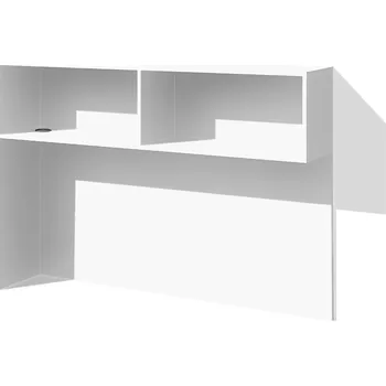 Psací stůl Nabytekmorava Boční recepční pult za stůl prvek RECEPCE 162 barva lamina: bílá, varianta: Levá