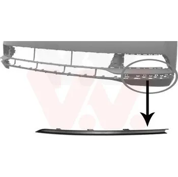Lišta karosérie Ozdobná / ochranná lišta, nárazník VAN WEZEL 5742581