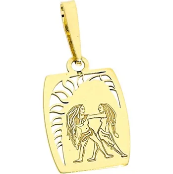 Přívěsek Goldstore Zlatý přívěsek znamení blíženci Váha: 0.72 g