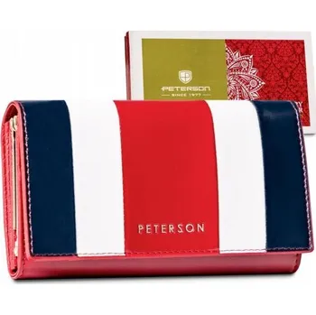 Peněženka Peterson PTN PL-466 MULTI - červená