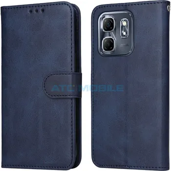 Pouzdro na mobilní telefon Pouzdro Shield4U Infinix Hot 50i (X6531), Smart 9 Calf Texture modré a zpět 26 Kč s ATC Clubem