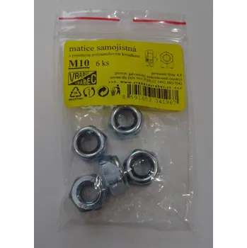 Auto-moto MDtools Matice 6hranné samojisticí DIN 985, pozinkované, různé rozměry Velikost: M6x1 mm