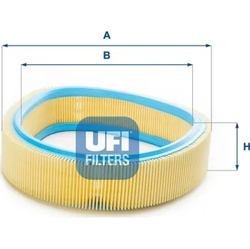 Vzduchový filtr Vzduchový filtr UFI 30.969.00