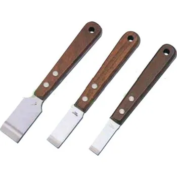 Šábry, škrabky univerzální, šířka 15 - 30 mm, 3 kusy, nerezová ocel - JONNESWAY AI050043S