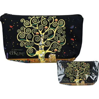 Carmani® Kosmetická taška G. Klimt, Strom života (CARMANI) - 22x13.5x1.5cm
