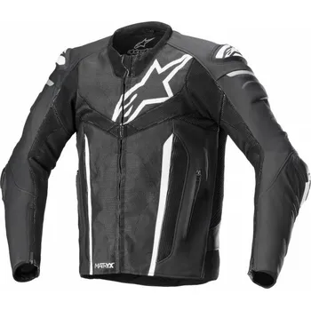 Moto bunda Bunda FUSION, ALPINESTARS (černá/bílá/metalická šedá)