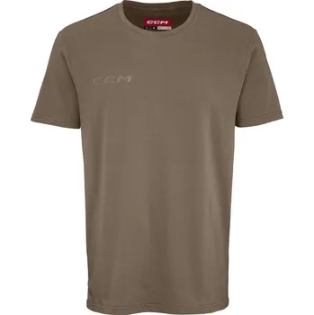 Pánské tričko Triko CCM Core SS Tee YTH, hnědá, Dětská, XL CCM