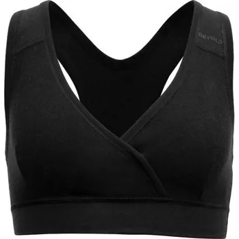 Podprsenka Devold dámská podprsenka Nibba Fleece Merino Bra Barva: CAVIAR, Velikost: M