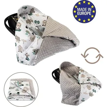 Bomimi Pojízdná zoo zavinovací minky šedá