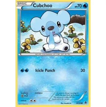 Sběratelská karetní hra Pokémon EPO 29/98 Cubchoo - Emerging Powers Stav: Excellent, Verze: NORMAL