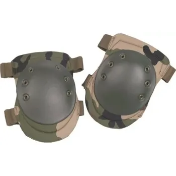 Chrániče na kolena - woodland (Pevné a pohodlné chrániče na kolena, které jsou ideální nejen pro zásahové jednotky a odstřelovače v maskovacím provedení používaném vojáky U.S. ARMY.)