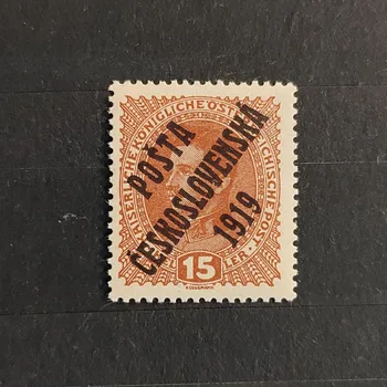 Sběratelství Známka ČSR PČ 1919 , 15h, Pof.38**, I. typ přetisku