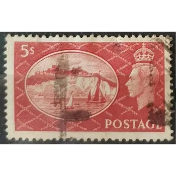 Sběratelství Známka Velká Británie, 5Sh, Sg.510#