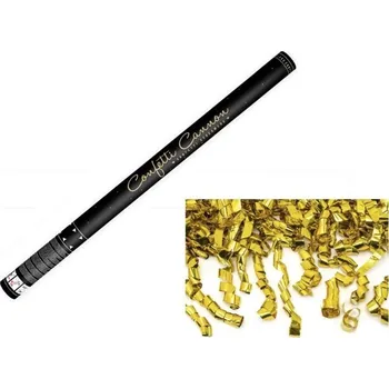 Konfeta Konfety 80cm - ZLATÉ STUŽKY - HOBLINKY - METALICKÉ - Silvestr