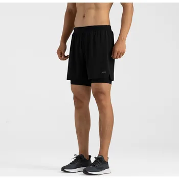 Pánské kraťasy KIPRUN Pánské běžecké kraťasy 2 v 1 Run 500 Comfort XL