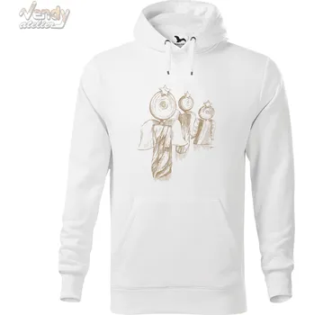 Dámská mikina Mikina - Andělé Barva: Bílá (00), Velikost: XXL, Střih: Pánské