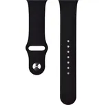 Devia Náhradní pásek Deluxe Sport k hodinkám Apple Watch černý, kompatibilní s velikostmi 42mm, 44mm, 45mm, 49mm