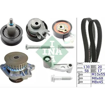 Vodní pumpa + sada ozubeného řemene Schaeffler INA 530 0089 31