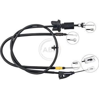 Lanko parkovací brzdy Tažné lanko, parkovací brzda A.B.S. K18041