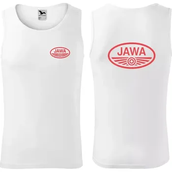 Pánské tílko Tílko JAWA 2TI - bílá / XXL / červená