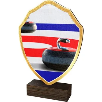 Poháry Bauer Dřevěná plaketa TFRW356 | Curling