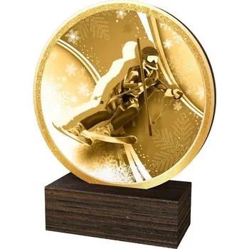 Volný čas Poháry Bauer Dřevěná plaketa TFRW782 | Sjezdové lyžování