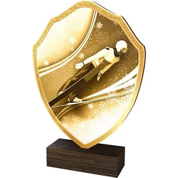 Poháry Bauer Dřevěná plaketa TFRW302 | Skoky na lyžích