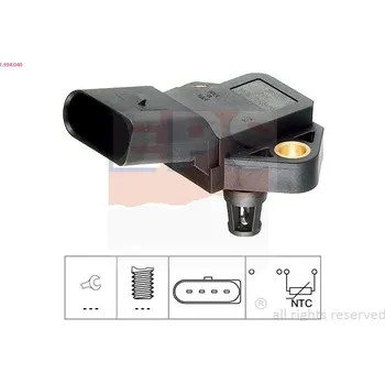 Čidlo automobilu Snímač, teplota nasávaného vzduchu EPS 1.994.040